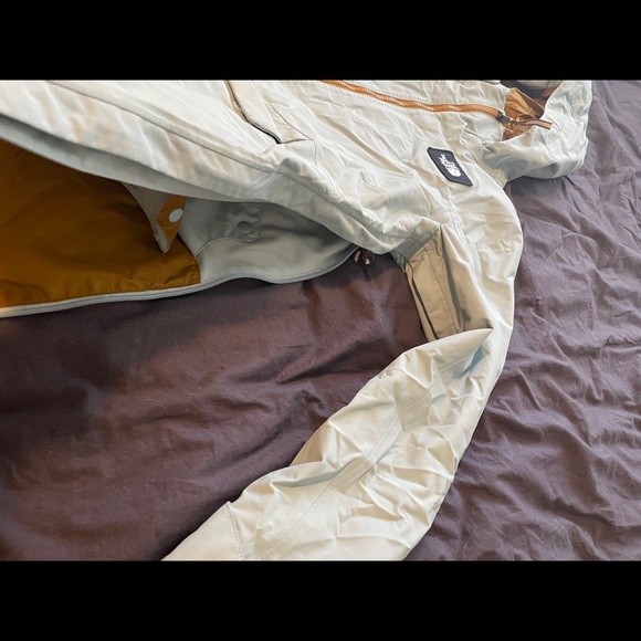 Baby blue and tan jacket. - Picture 2 of 3
